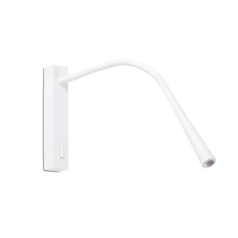 FLIN Lampe applique lecteur blanc