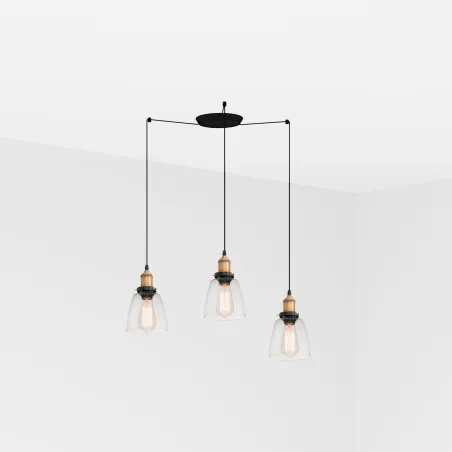 LIZ 3L Lampe suspension vieil or