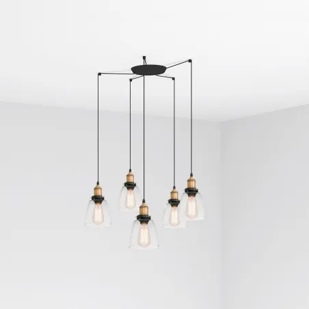 LIZ 5L Lampe suspension vieil or