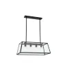 ROSE 4L Lampe suspension télescopique noire