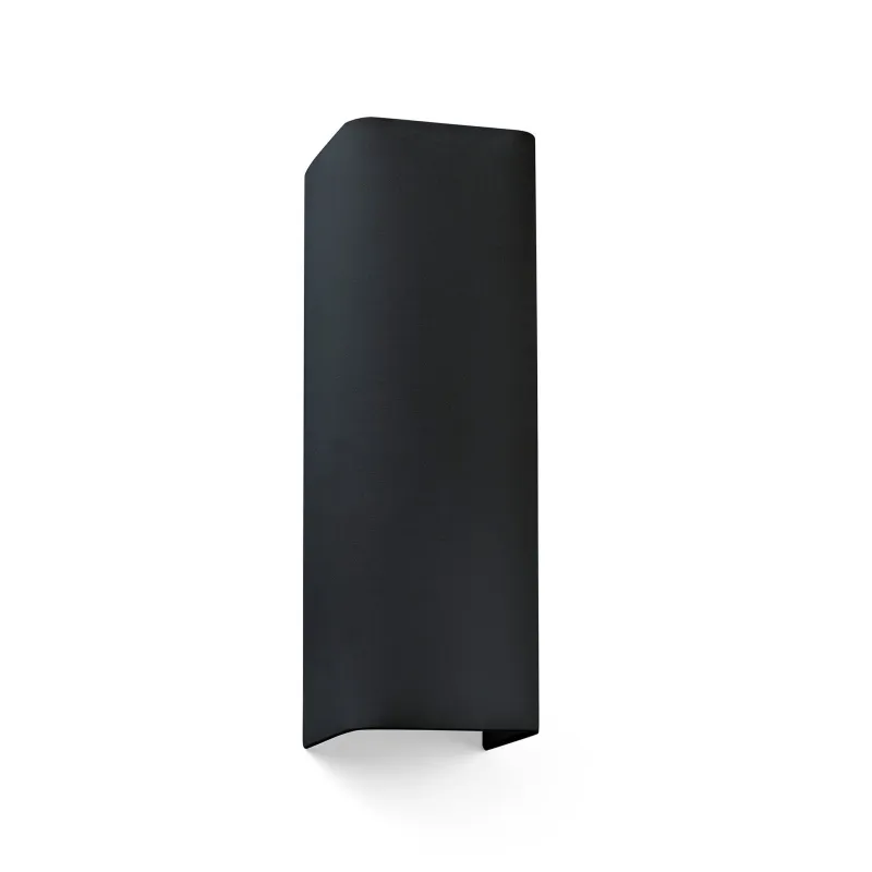 COTTON RCT Lampe applique noir vertical 2L
