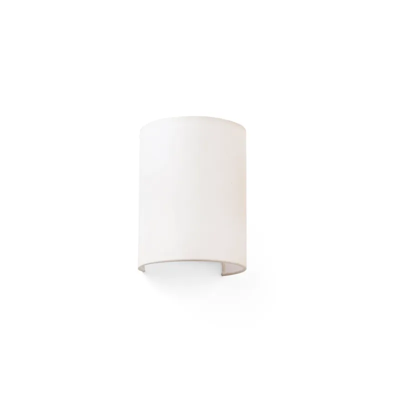 COTTON R Lampe applique beige ronde vertical