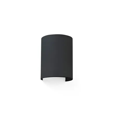 COTTON R Lampe applique noir ronde vertical