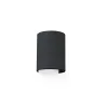COTTON R Lampe applique noir ronde vertical