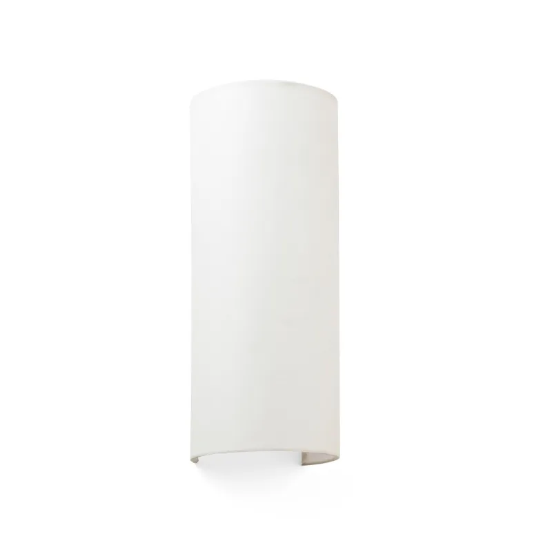 COTTON R Lampe applique beige ronde vertical 2L