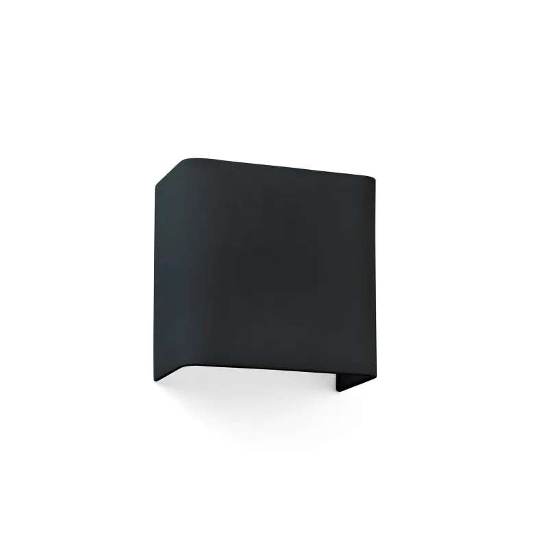 COTTON SQ 200 Lampe applique noir carré