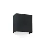 COTTON SQ 200 Lampe applique noir carré