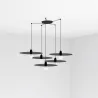 PLAT 5L Lampe suspension noire