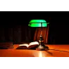 BANKER Lampe de table or vieilli