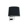 ARTIS Lampe applique chrome/noire