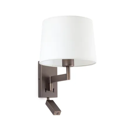 ARTIS Lampe applique avec lecteur bronze/blanc