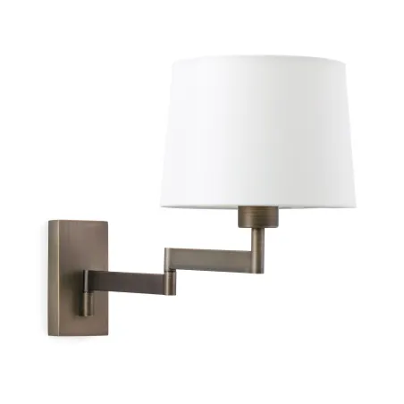 ARTIS Lampe applique avec bras articulé bronze/blanc