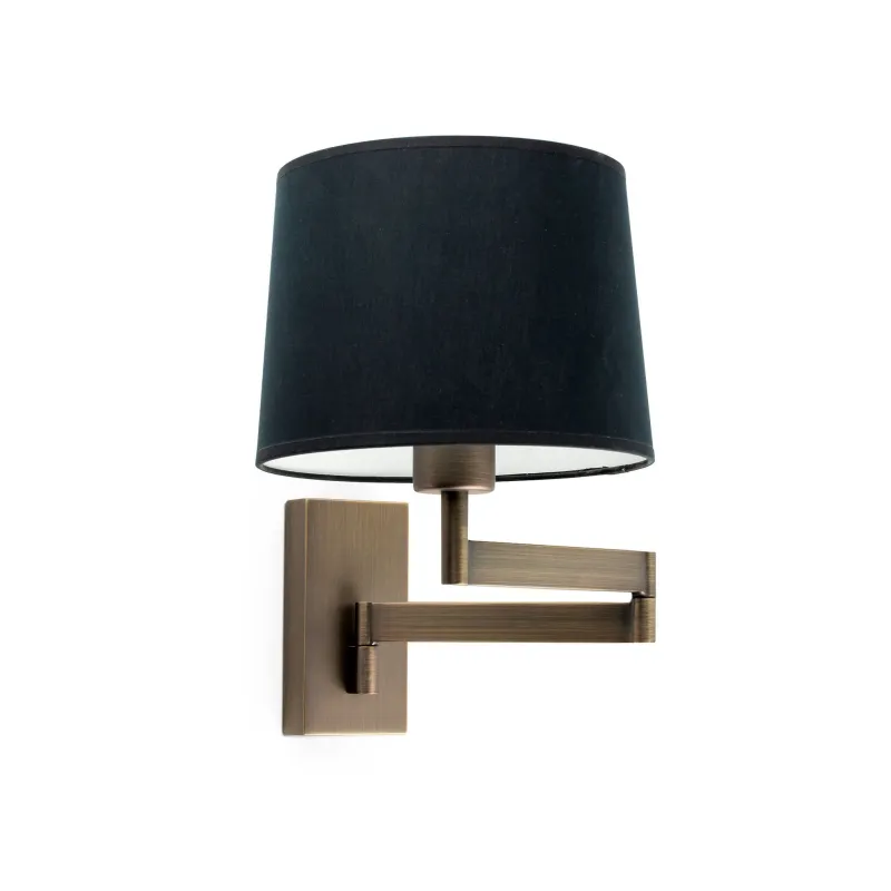 ARTIS Lampe applique avec bras articulé bronze/noire