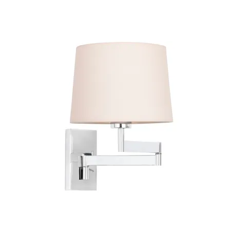 ARTIS Lampe applique avec bras articulé chrome/beige