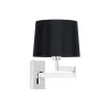 ARTIS Lampe applique avec bras articulé chrome/noire