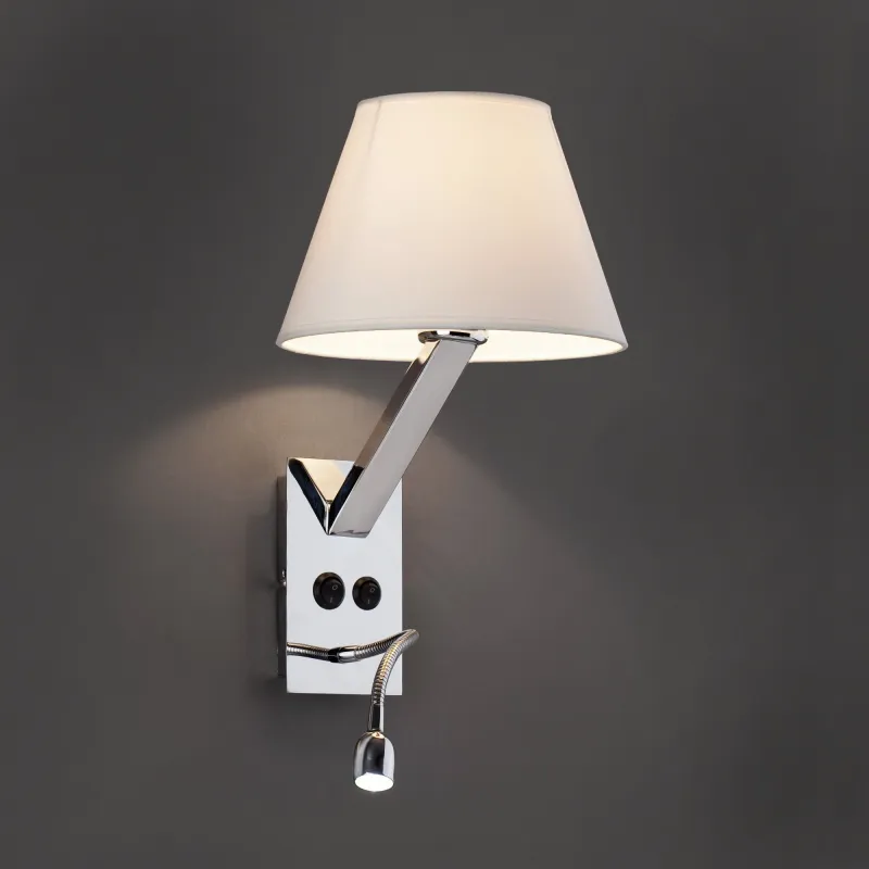 MOMA Lampe applique blanc avec lecteur