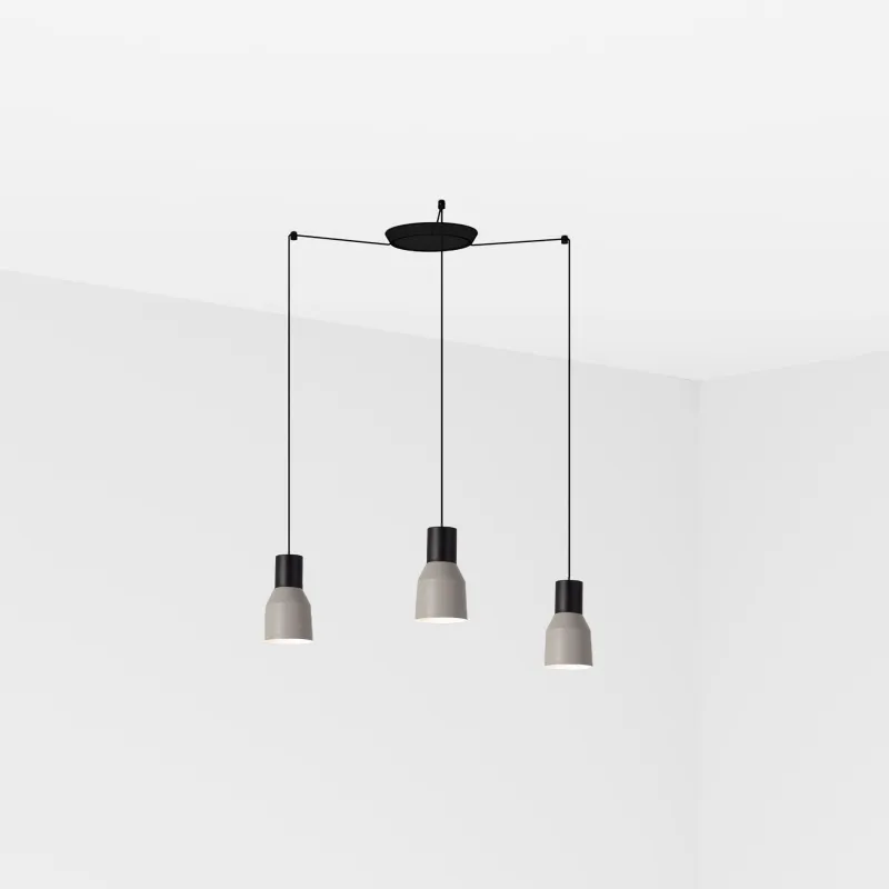 KOMBO 120 3L Lampe suspension gris