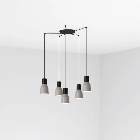 KOMBO 120 5L Lampe suspension gris