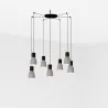 KOMBO 120 7L Lampe suspension gris