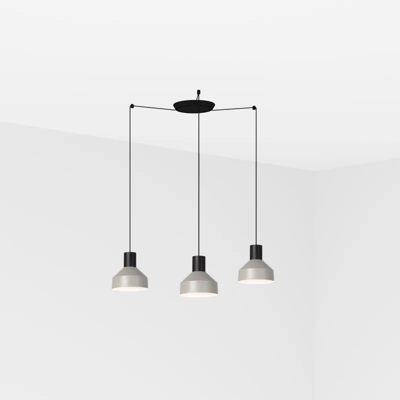 KOMBO 200 3L Lampe suspension gris