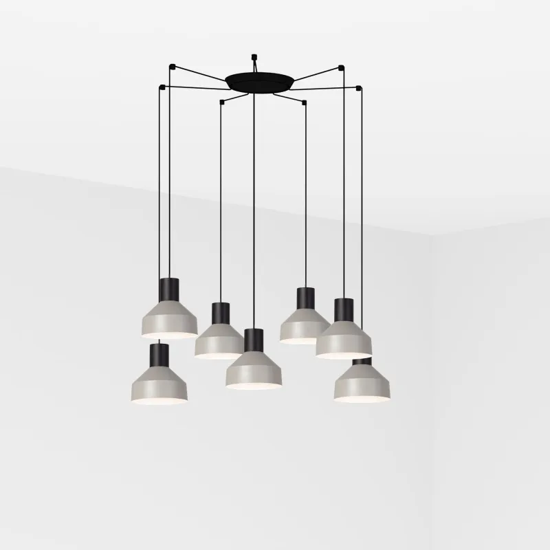 KOMBO 200 7L Lampe suspension gris