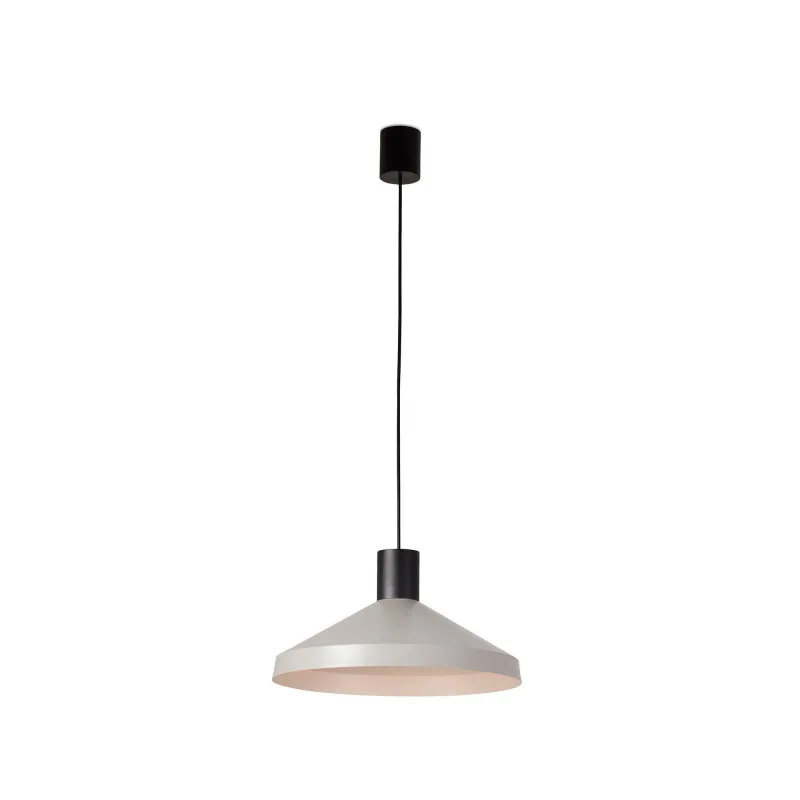 KOMBO LAMPE SUSPENSION GRIS ø400 1X E27 1L