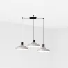 KOMBO 400 3L Lampe suspension gris