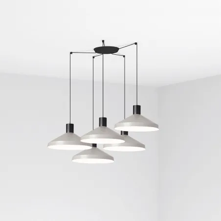KOMBO 400 5L Lampe suspension gris