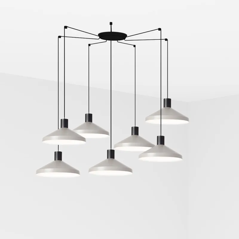 KOMBO 400 7L Lampe suspension gris