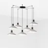 KOMBO 400 7L Lampe suspension gris