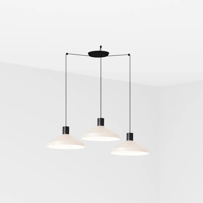 KOMBO 400 3L Lampe suspension beige