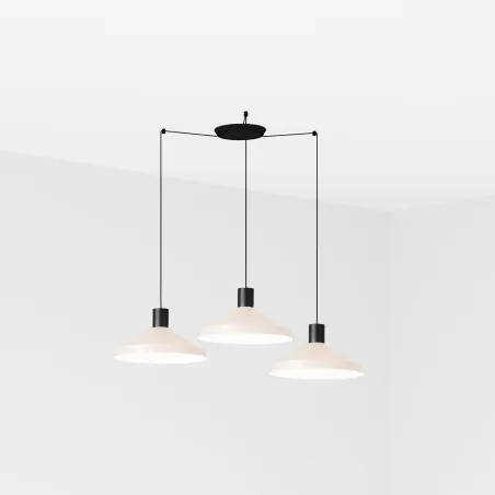 KOMBO 400 3L Lampe suspension beige