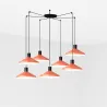KOMBO 400 7L Terracotta lampe suspension beige