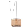 MAMBO 450 Lampe suspension noir/rotin