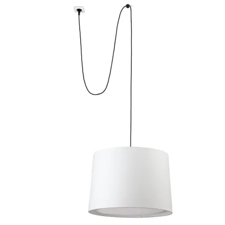 CONGA Lampe suspension blanche avec fiche