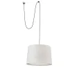 CONGA Lampe suspension beige avec fiche