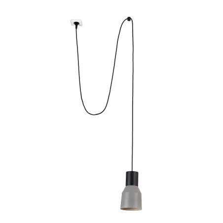 KOMBO 120 Lampe suspension gris avec fiche