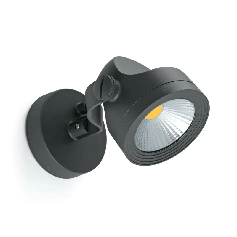 ALFA Lampe projecteur gris foncé