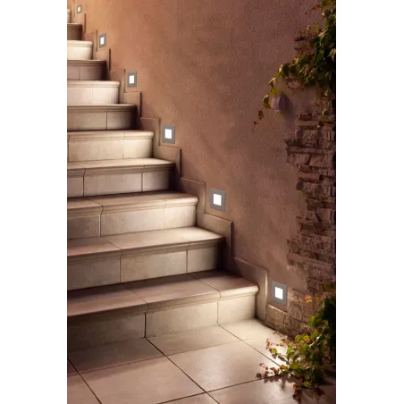 FROL Lampe encastrable nickel mat