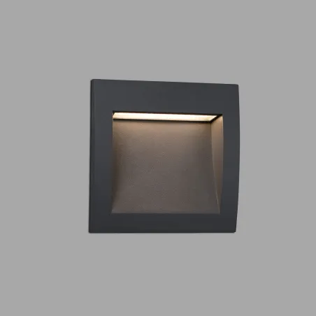 SEDNA SQ 140 Lampe encastrable gris foncé