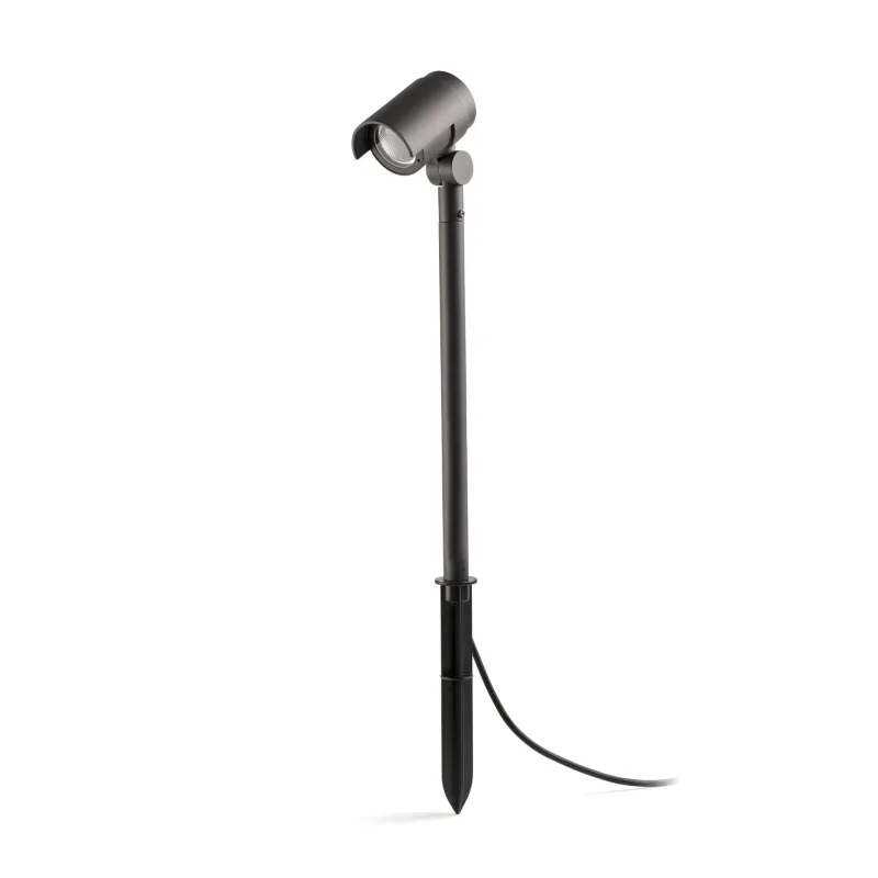 FOC 520 Lampe projecteur avec piquet gris foncé