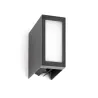 LOG Lampe applique gris foncé