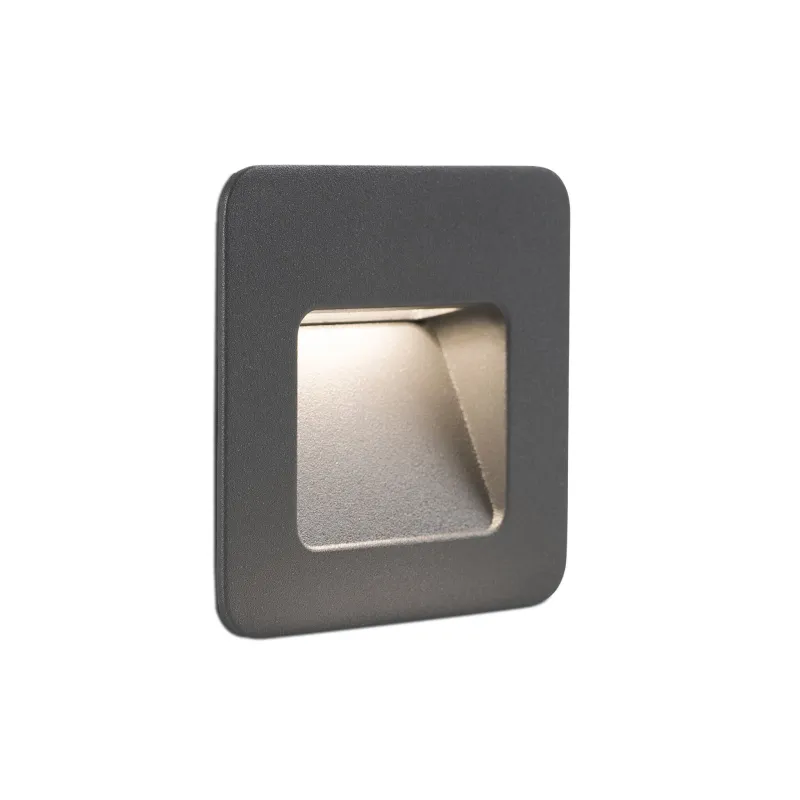 NASE SQ Lampe encastable gris foncé