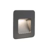 NASE SQ Lampe encastable gris foncé