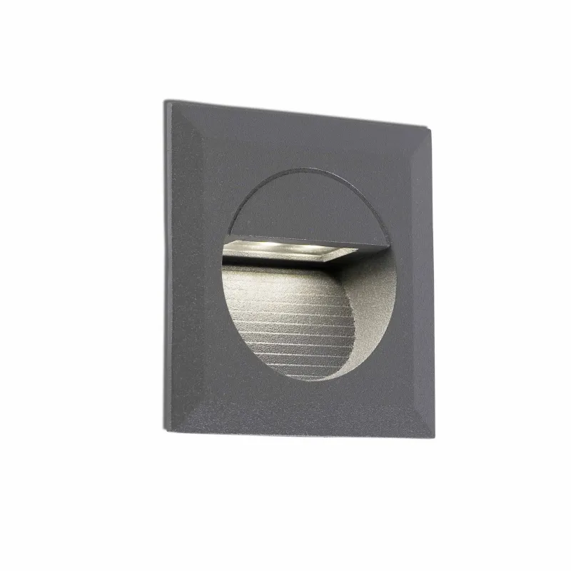 CARTER Lampe encastrable gris foncé