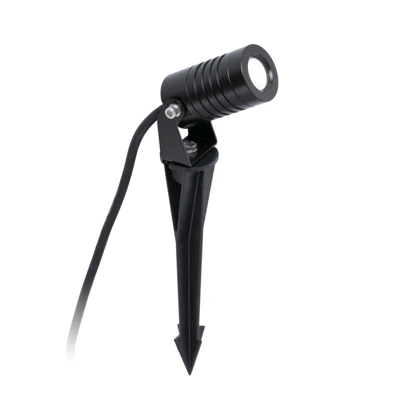 BALDER Projecteur avec piquet noire