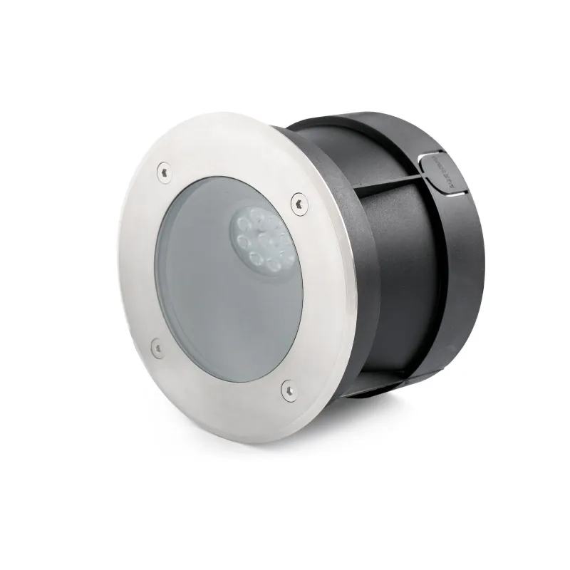 SALT Lampe encastable asymétrique inox