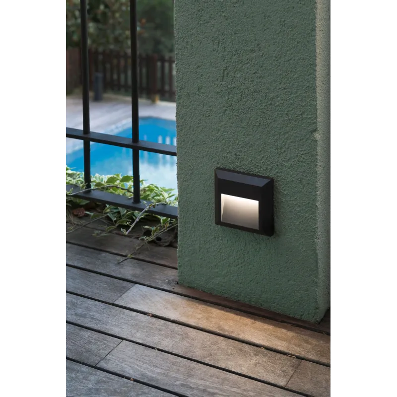 GRANT SQ Lampe applique gris foncé