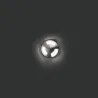 KANE 3 Lampe encastrable nickel