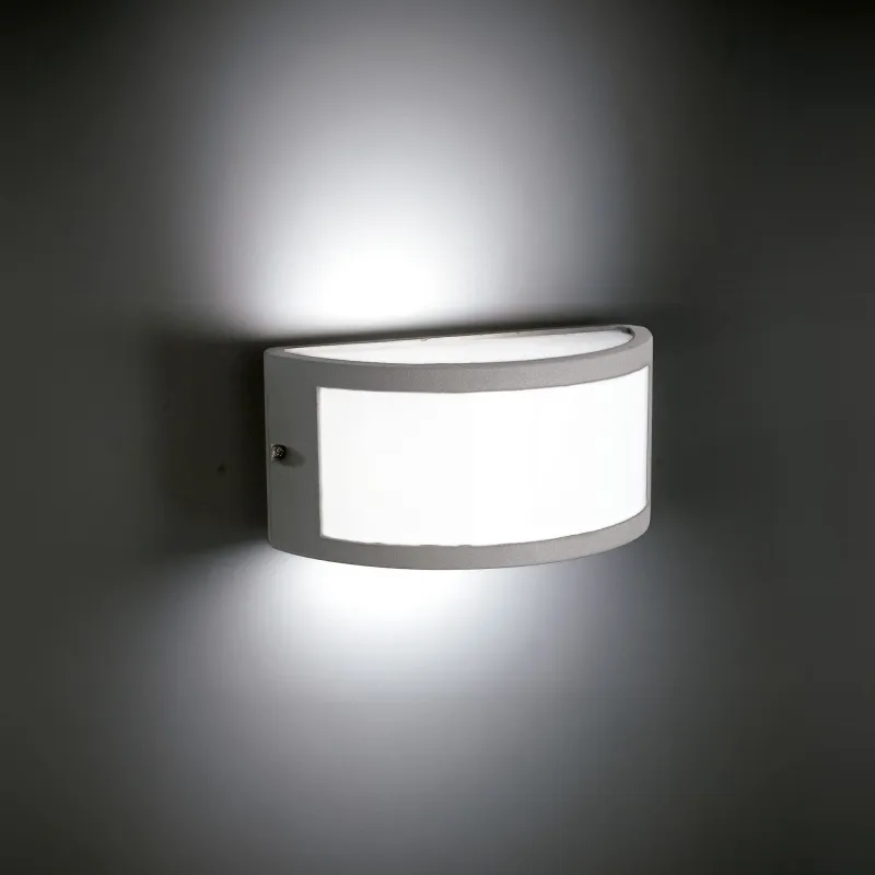 NEGUS Lampe applique exterieure grise e27